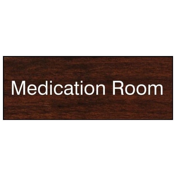 Accuform Engraved Plastic, 3 in x 8 in, Self-adhesive foam tape PSG906WL - main